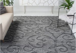 Area Rugs 10 X 12 Lowes Safavieh Florida Scroll 10 X 13 Frieze Gray Indoor Floral …