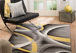 Area Rugs 30 X 45 Summit 21 New Yellow Grey area Rug Modern Abstract Many Sizes Available 3 6 X 5 3 6 X 5