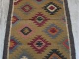 Area Rugs 30 X 48 Turkish Wool Jute Kilim Vintage area Carpet Anatolian Kilim