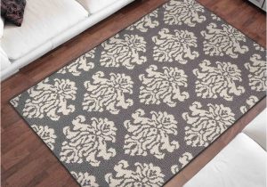 Area Rugs 4×6 Home Depot Brentwood Lefleur Grey & Ivory Indoor & Outdoor area Rug, 4×6 at …
