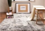 Area Rugs 4×6 Home Depot Super area Rugs Serene Silky Faux Fur Fluffy Shag Rug Gray 4′ X 6 …