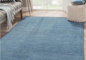 Area Rugs 9×12 solid Color Shop Hand Knotted solid Blue area Rug 9 X 12 810 X