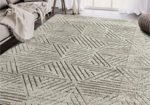 Area Rugs Beige and Gray Contemporary Cream & Grey Geometric area Rug – Non-shed Abani Rugs Modern Beige Triangle Pattern 4′ X 6′ Living Room Carpet