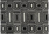 Area Rugs Black and White Pattern Eli
