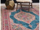 Area Rugs by Bungalow Rose Bungalow Rose Lonerock Turquoise Pink area Rug In 2019