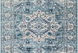 Area Rugs by Bungalow Rose Leaver Floral Teal Navy area Rug