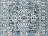 Area Rugs by Bungalow Rose Leaver Floral Teal Navy area Rug