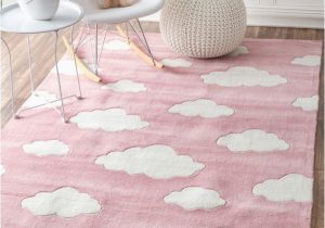 Area Rugs for Baby Girl Room Serendipity Cloud Pink Rug