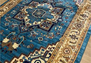 Area Rugs for Sale On Ebay Antep Rugs oriental Wave Collection Polypropylene area Rug Blue Ivory