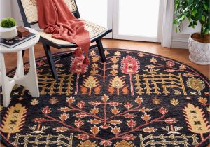 Area Rugs Grand Rapids Mi Donnett southwestern Handmade Tufted Wool Black/red area Rug