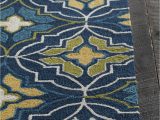 Area Rugs Green and Cream Terra Collection Hand Tufted area Rug In Blue Green Yellow