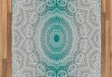 Area Rugs Grey and Teal Amazon Ambesonne Grey and Teal area Rug Mandala Ombre