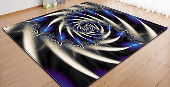 Area Rugs In My area Lee My Creative Non-slip area Rugs 3d Carpet Dining Room Living Room Master Bedroom Modern Black and White Floor Mat