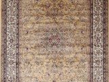 Area Rugs Made In Belgium Gold New Silk Traditional isphan area Rugs Ultra Low Pile 5 2×7 6 160x230cm