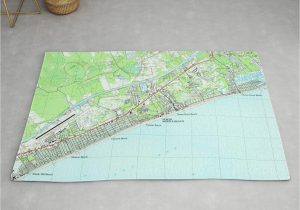 Area Rugs Myrtle Beach Sc Map Of north Myrtle Beach south Carolina (1990) Rug by …