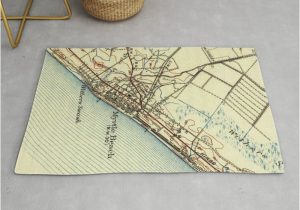 Area Rugs Myrtle Beach Sc Vintage Map Of Myrtle Beach south Carolina (1940) Rug