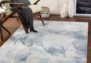 Area Rugs Near Me now Surya norland 7 X 10 Denim Indoor Abstract Mid-century Modern area …