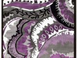 Area Rugs Purple and Gray Alize Abstract Purple Gray area Rug