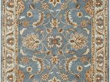 Area Rugs Teal and Brown Rizzy Home Volare Collection Wool area Rug 3 X 5 Blue Brown Tan Blue Lt Teal Lt Brown Border