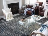 Area Rugs that Go with Brown Leather Furniture An Indigo Blue Color Scheme for Our Living Room