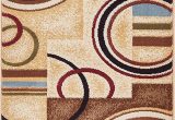 Area Rugs Under 100 Dollars Well Woven Barclay Arcs & Shapes Ivory Modern Geometric area Rug 2 3" X 3 11"