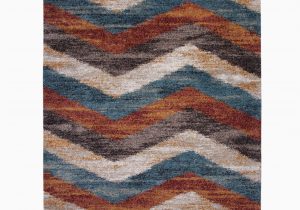 Area Rugs with Blue and Browns Teasley Chevron Blue Brown Beige area Rug