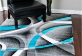 Area Rugs with Grey and Turquoise 2035 Turquoise
