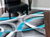 Area Rugs with Grey and Turquoise 2035 Turquoise