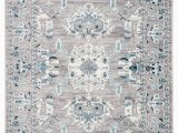 Area Rugs with Grey and Turquoise Lyme Medallion Light Gray & Turquoise area Rug – Burke Decor