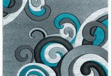 Area Rugs with Grey and Turquoise United Weavers Bristol 2050 Rhiannon Turquoise area Rug