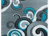 Area Rugs with Grey and Turquoise United Weavers Bristol 2050 Rhiannon Turquoise area Rug