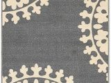 Area Rugs with Non Skid Backing Qute Home European Medallion Non Slip Rubber Backed area Rugs & Runner Rug Grey Ivory 2 Ft X 6 Ft Runner Rug