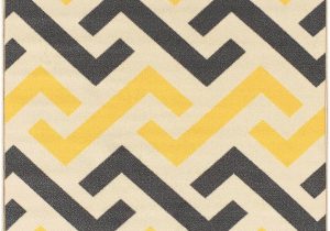 Area Rugs with Non Skid Backing Qute Home Rubber Backed Non Skid Non Slip Geometric Design area Rug Beige Grey Yellow
