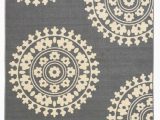 Area Rugs with Non Skid Backing Rubber Backed Non Skid Non Slip Gray Ivory Color Medallion Design area Rug