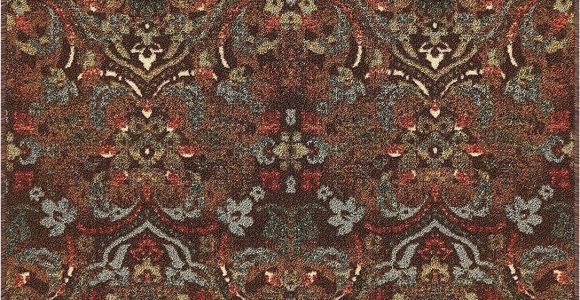 Area Rugs with Non Skid Backing Well Woven Non Skid Slip Rubber Back Antibacterial 3×5 3 3" X 4 7" Traditional Persian Rug Brown Mutli Color Thin Low Pile Machine Washable Indoor