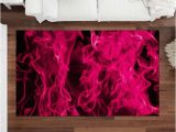 Area Rugs with Pink In them Fiery Pink Flames area Rugs Hot Pink Rug Black and Pink area – Etsy.de