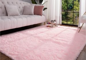 Area Rugs with Pink In them Keeko Premium Fluffy Pink area Rug Cute Shag Carpet, Extra soft and Shaggy Carpets, High Pile, Indoor Fuzzy Rugs for Bedroom Girls Kids Living Room …