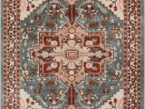 Area Rugs with soft Backing Celesita Blue Traditional Vintage Rug with Images