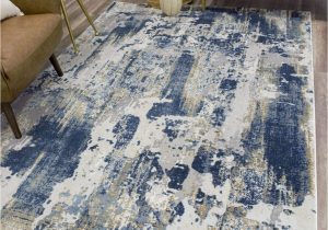 Astor Vintage Sapphire Blue Gray area Rug Cosmoliving by Cosmopolitan astor Sapphire Blue Abstract Transitional area Rug 2’x8′