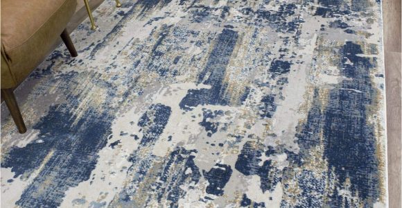 Astor Vintage Sapphire Blue Gray area Rug Cosmoliving by Cosmopolitan astor Sapphire Blue Abstract Transitional area Rug 2’x8′