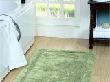 At Home Bath Rugs Saffron Fabs Regency Bath Rug 50" X 30" Sage Green