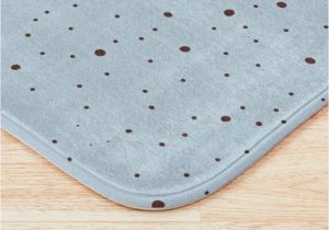 Baby Blue Bath Rug Dots On Baby Blue" Bath Mat by Blertadk Redbubble