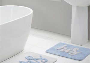 Baby Blue Bath Rug Vcny Home His Hers 2 Pc Bath Rug Set & Reviews Bath Rugs