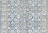 Baby Blue oriental Rug Silver ash Gray Ivory Light Blue Faded oriental Distressed