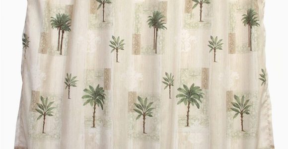 Bacova Citrus Palm Bath Rug Bacova Guild Citrus Palm Fabric Shower Curtain Beige Green