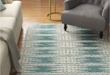 Bargas Hand Tufted Wool Teal area Rug Matthias Hand-tufted Wool Teal/beige area Rug, Contemporary, Hand Made