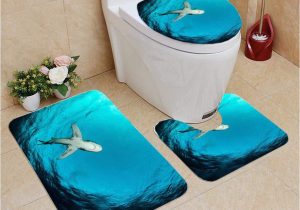 Bath Rugs and Lid Covers Paunch 3 Piece Bathroom Rugs Set Bath Rug Contour Mat and toilet …