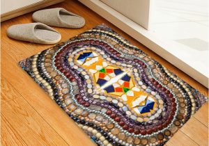 Bath Rugs On Sale Free Shipping Colorful Stone 3d Printed Rug