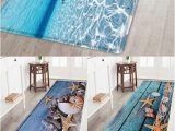 Bath Rugs that Absorb Water This Beach Style Bathroom Rug Features A Classic Starfish