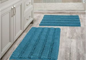 Bath Rugs that Dry Fast Bathroom Rugs Slip-resistant Extra Absorbent soft and Fluffy Thick Striped Bath Mat Non Slip Microfiber Shag Floor Mat Dry Fast Waterproof Bath Mat …